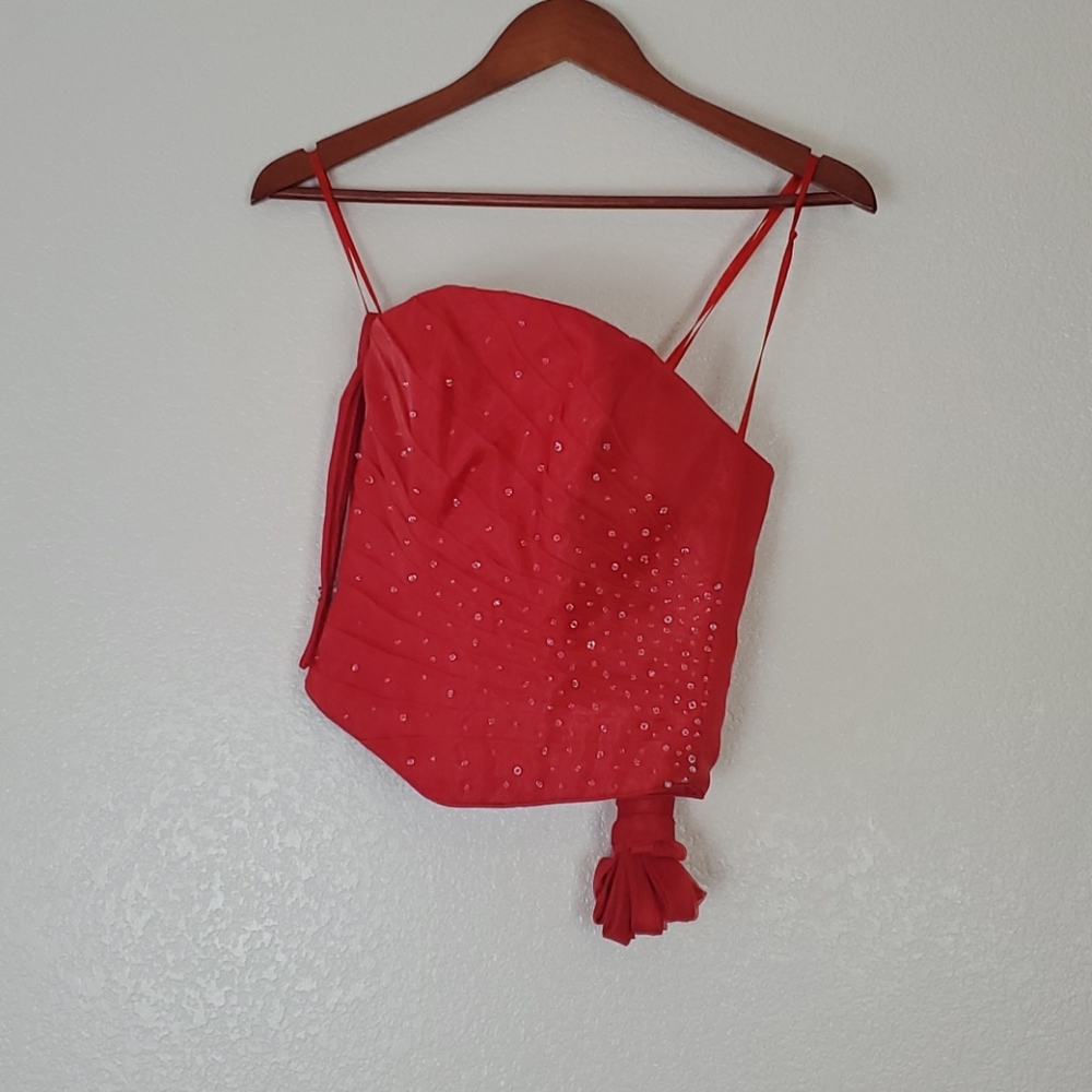 Two piece evening gown
